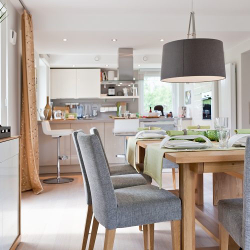 Modern house, Interior of modern kitchen room
